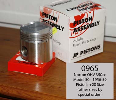 Norton Model 50 Pistons
